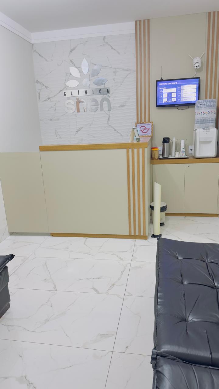 Recepção da Clínica Shen em Votuporanga