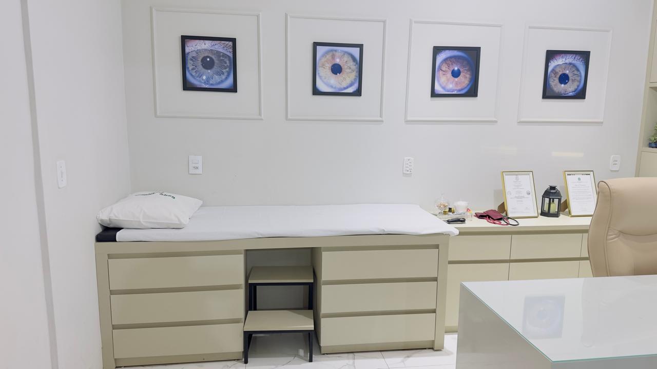 Sala de atendimento da Clínica Shen em Votuporanga